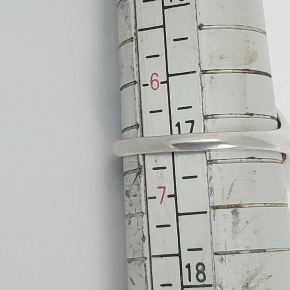 Vtg Sterling Silver SOLD Cognac Honey Amber Ring - Picture 9 of 11